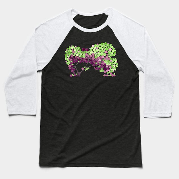 MAGNOLIA COCO TREE Baseball T-Shirt by onceuponapaper